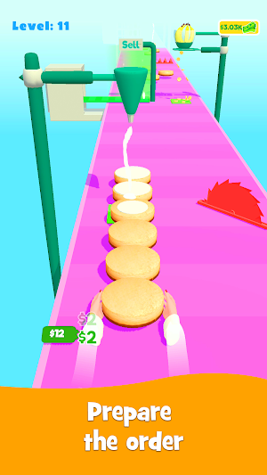 Cake Stack Run: Food Games Screenshot 0