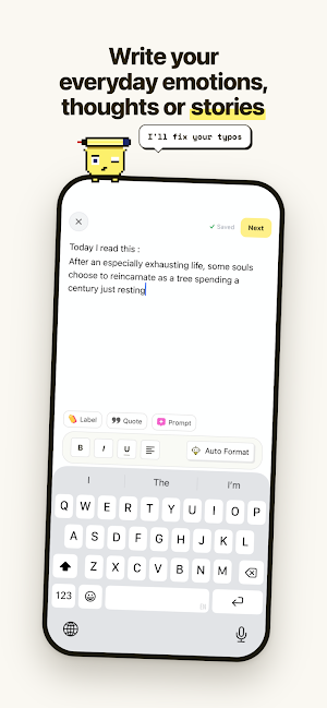 Ithaka: Writing & Reading App Screenshot 2