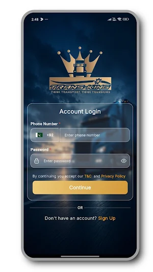 Transking Partner Screenshot 0