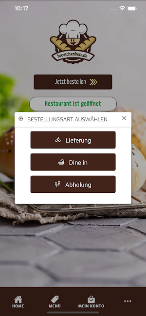 Brötchenbote Online Screenshot 1