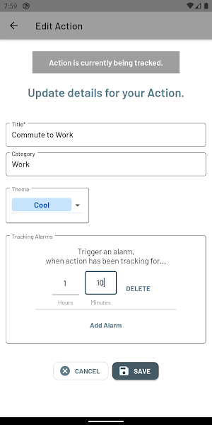 Act-n-Track Screenshot 2