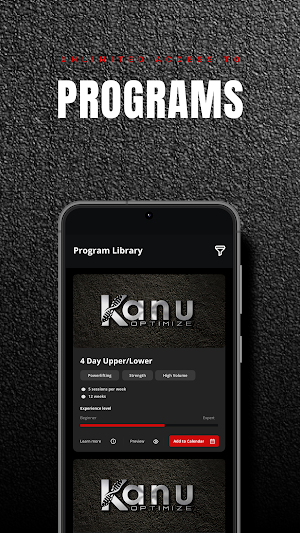 Kanu Optimize Training App Screenshot 1