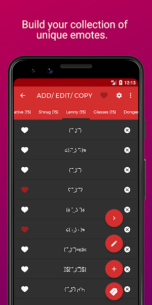 Le Face Keyboard - Text Emoji and Copypasta Screenshot 2