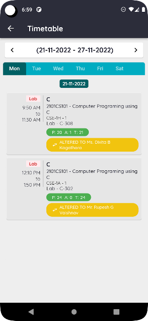 GNUMS For Faculty Screenshot 1