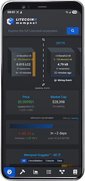 LC2 Mempool Explorer Screenshot 1
