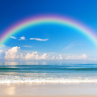 Rainbow on the Beach Theme