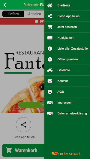 Ristorante Pizzeria Fantasia Screenshot 2