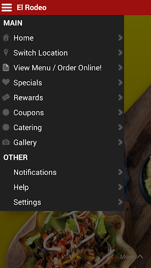 El Rodeo Mexican Restaurant Screenshot 1