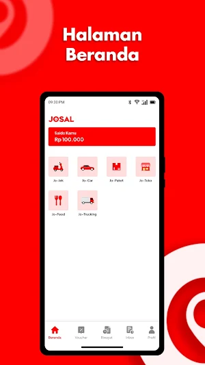 Josal Transportasi Online Screenshot 0
