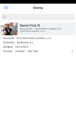 Stavební deník ČEZ DJE Screenshot 1