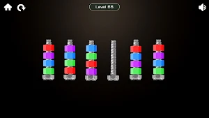 Screw Bolts Sort Nuts Puzzle Screenshot 2