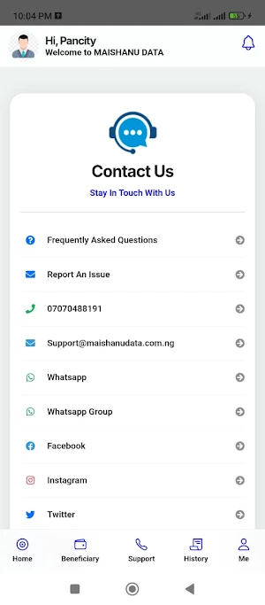 Maishanu Data Screenshot 3
