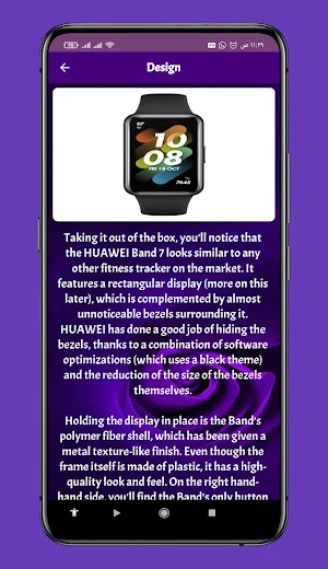 Huawei Band 7 guide Screenshot 0