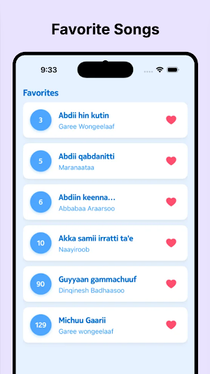 Faaruu Afaan Oromoo Screenshot 3