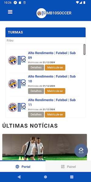 MB10 Soccer Screenshot 1