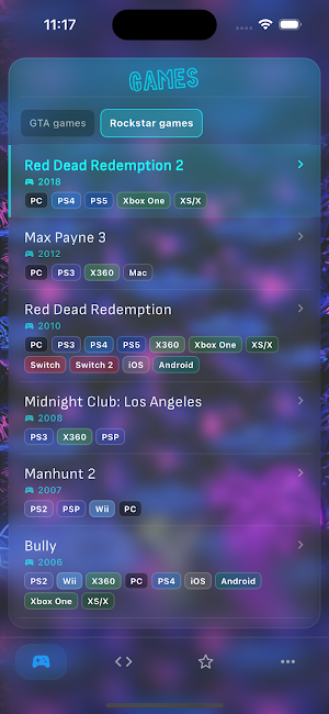 Cheats for GTA: All Games Screenshot 1