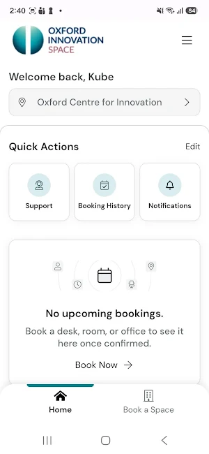 My Oxford Innovation Space Screenshot 0