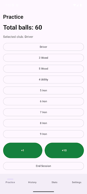 Golf Practice Bucket Screenshot 0