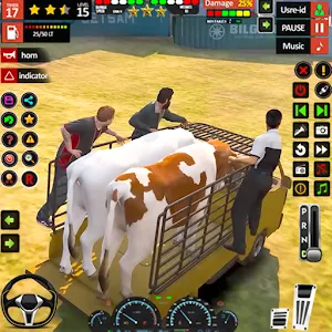 Animal Cargo Truck Transport Screenshot 0