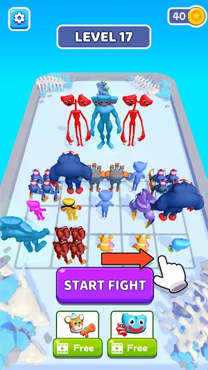 Merge Master - Blue Monster Screenshot 1