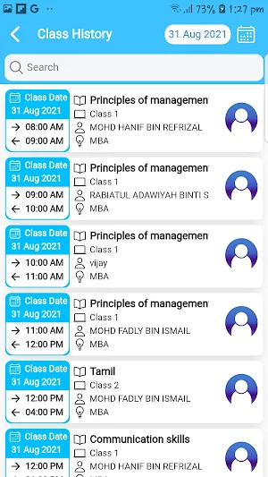 Student App Screenshot 2
