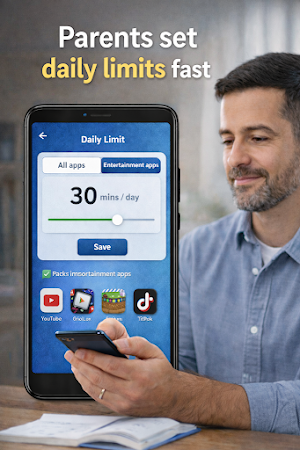 Math Screen Time Limit & Timer Screenshot 1