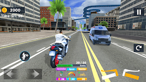City Bike : Moto Race Games Screenshot 3