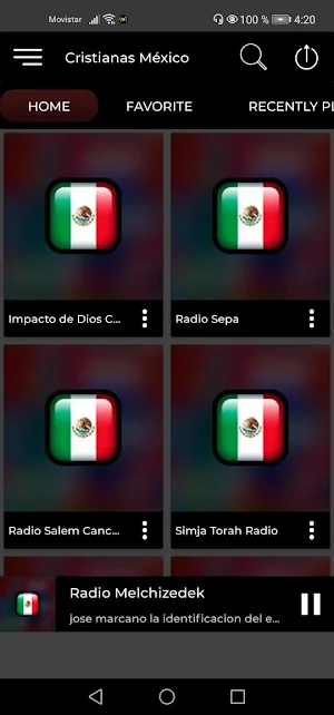 Radios Cristianas de Mexico Emisoras Mexicanas Screenshot 3