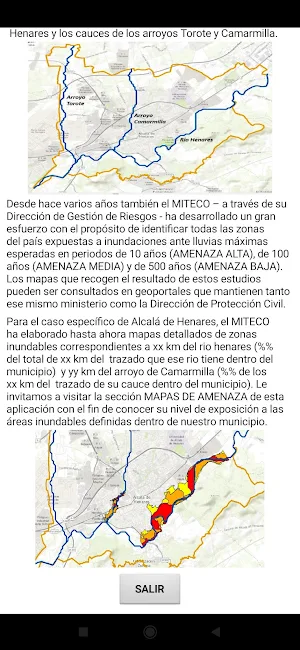 Inundaciones Alcala Screenshot 2
