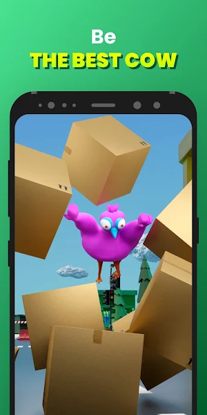 Crazy cow: Test your strength Screenshot 3