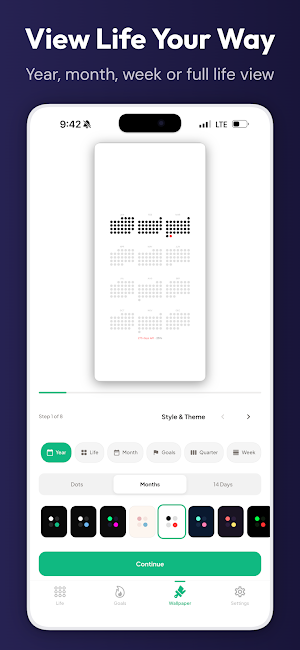 LifeDots - Dots Wallpaper Screenshot 1