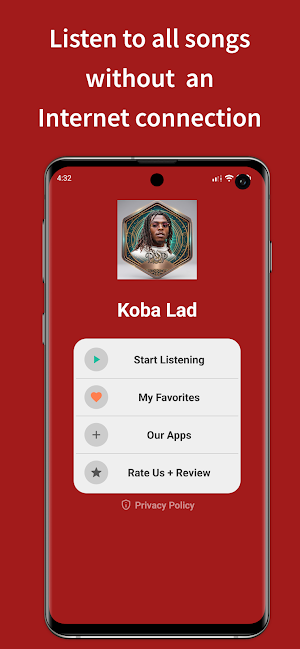 Koba Lad & Lyrics Offline Screenshot 0