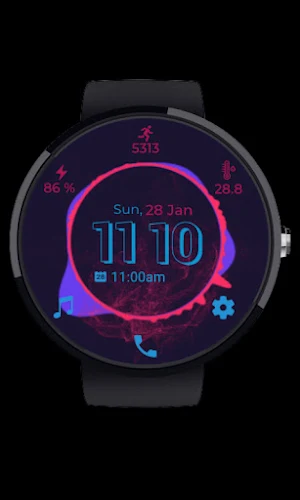 Musical Beat Watch Face Screenshot 2