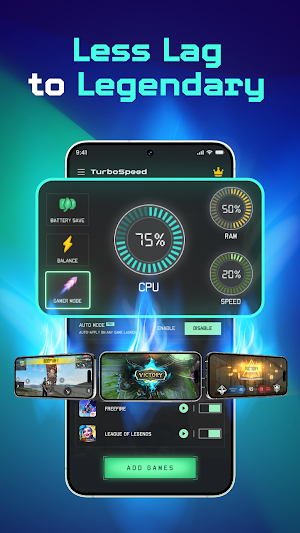TurboSpeed: Game Booster FPS Screenshot 0