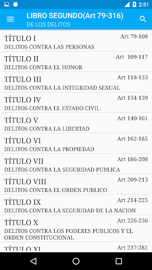 Código Penal de Argentina Screenshot 2