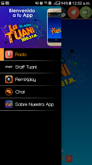 Radio La Tuani App Screenshot 1