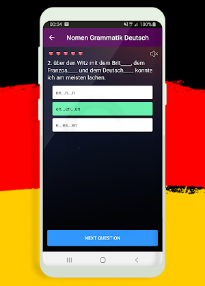 Nomen Grammatik Deutsch Screenshot 2