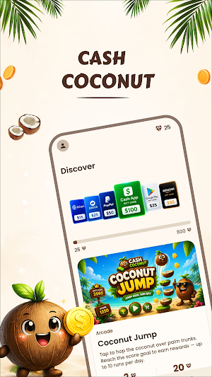 Cash Coconut: Reward Games Screenshot 0