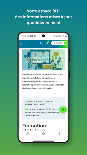 Intranet Montpellier Screenshot 2