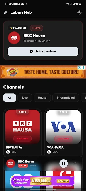 Labari Hub - FM Radio Screenshot 0