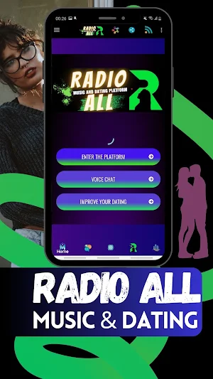 Radio All - Music and dating Screenshot 0