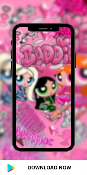 Baddie Cute Pink Wallpaper Screenshot 0
