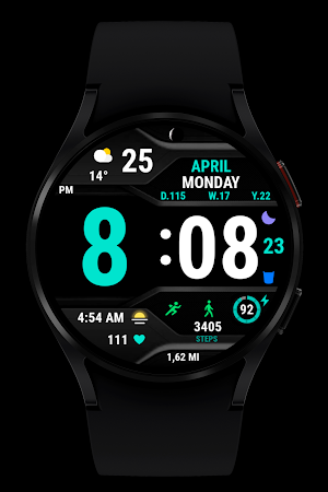 Sport V2 Watch Face Wear OS Screenshot 3