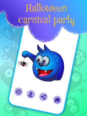 Halloween Monster Coloring Book Screenshot 2