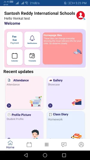 Santosh Reddy Int. Schools Screenshot 1