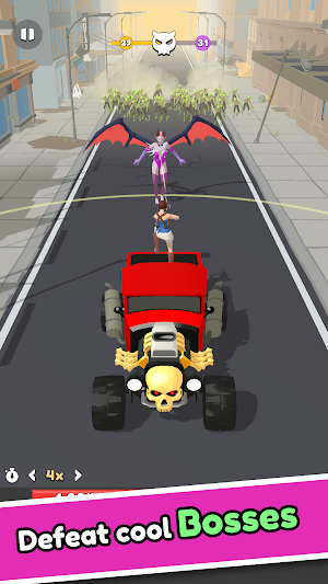 Zombie Road: Rage Truck Idle Screenshot 3