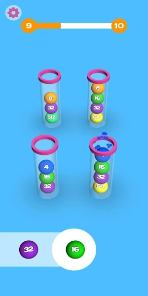 2048 Sort Screenshot 1