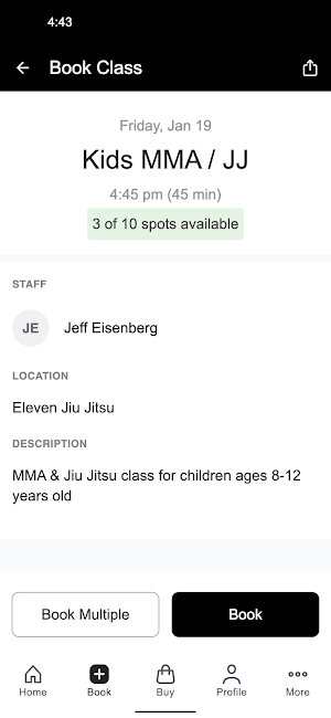 Eleven Jiu Jitsu + Recovery Screenshot 2