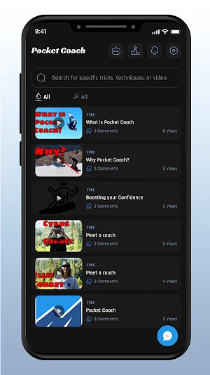 PocketCoach Snowboard Screenshot 0