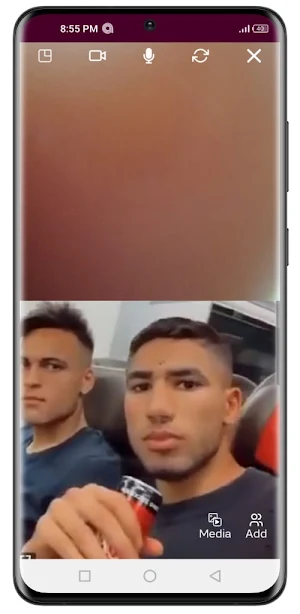 Ashraf hakimi video call Screenshot 2